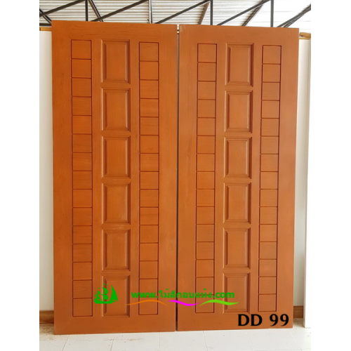 ประตูไม้สักบานคู่ รหัส DD99